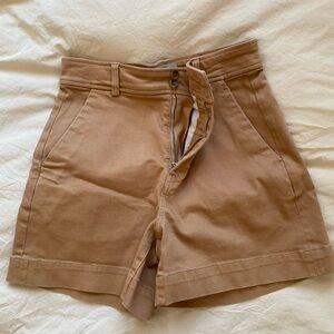 Everlane The Way-High® Twill Short - Ash
Brown Size 4